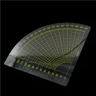 DIY Швейные Инструменты Лоскутное шитье скрапбукинг 16x16 см портной круг веер ноги шовная линейка 1 шт.