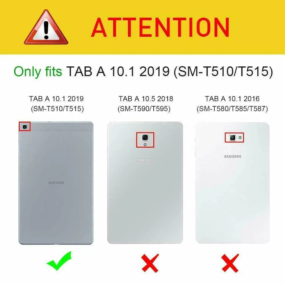 Чехол для планшетов Samsung Galaxy Tab A 2019 Φ T510 T515 чехол подставка планшета 10 1