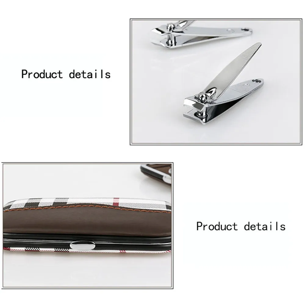 

12pcs Nail Clippers Set Stainless Steel Nail Tools Professional Scissors Storage Box Suit Trimmer Grooming Manicure Cutter Kits