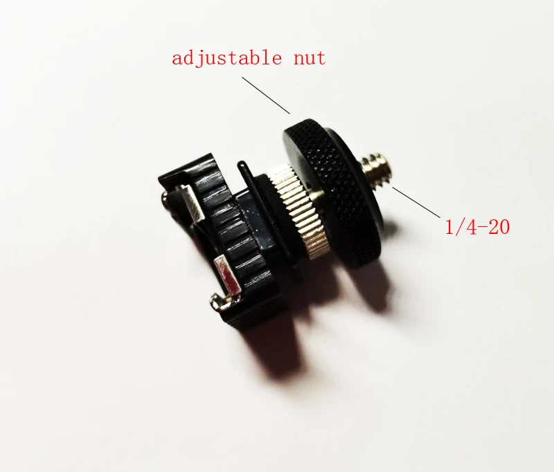 

2pcs 1/4-20 threaded to Universal HotShoe Mount adapter fr camera flash tripod (pack of Two)