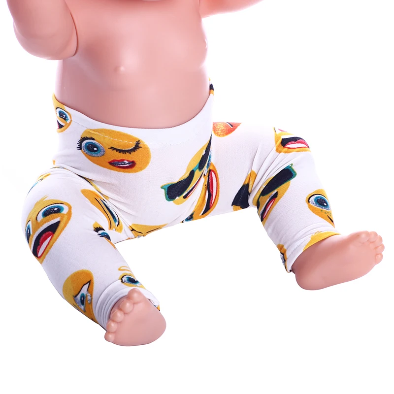 Индивидуализированные леггинсы Одежда для кукол повседневная одежда 18-дюймовых