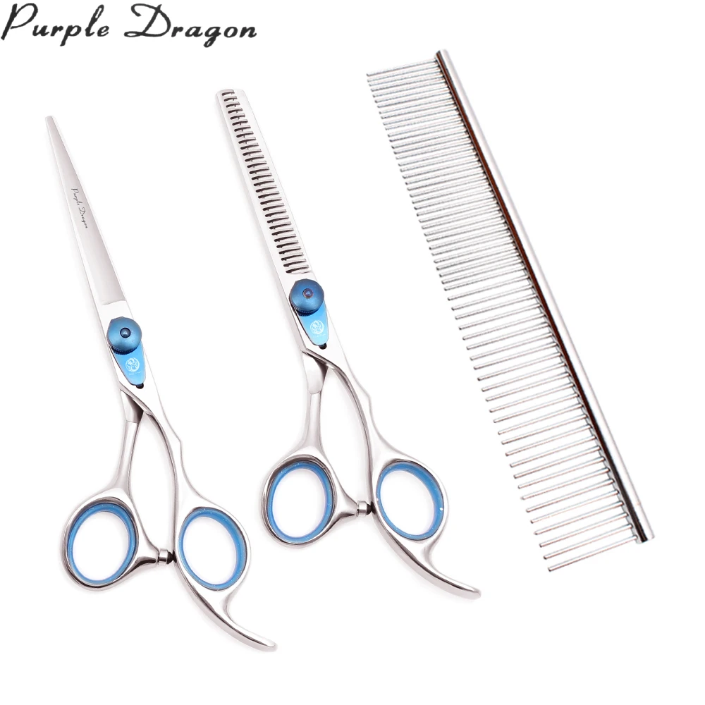 Ножницы для груминга животных 6 0 &quotфиолетовые драконовые ножницы из нержавеющей