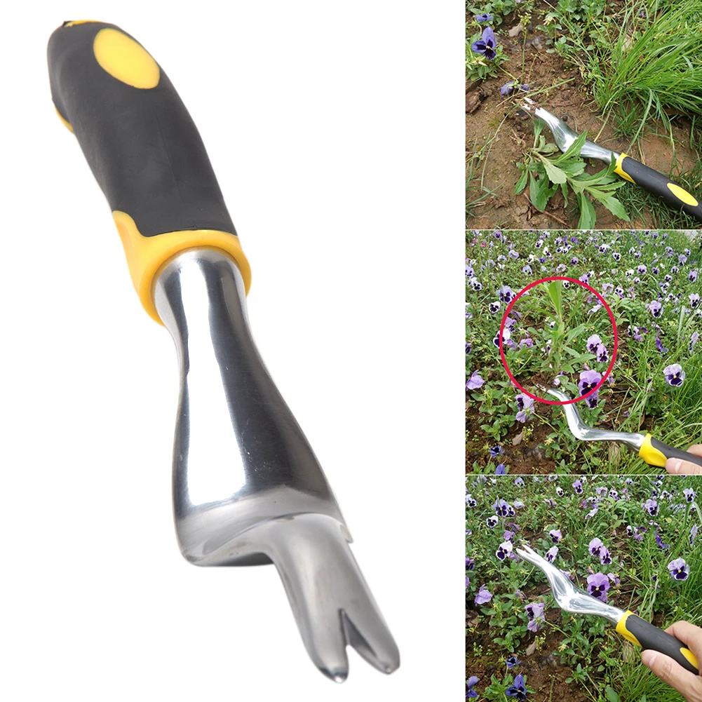 

Yard Digging Garden Gardening Weed Extractor Planting Aluminum Alloy Manual Removable Forks