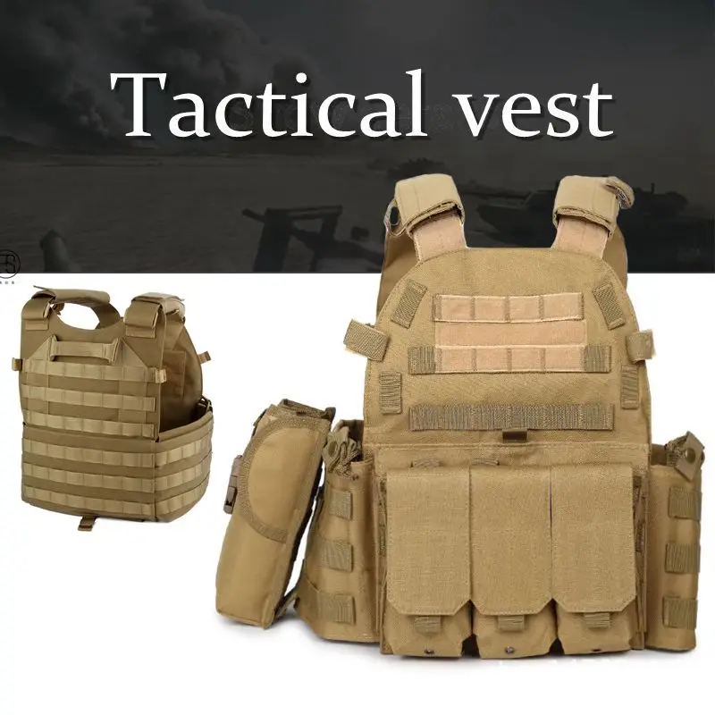 

Hunting Vest Military Army Tactical Vest 6094 Plate Carrier Combat Vest Ammo Magazine Airsoft Paintball Gear Hunting Armor vest