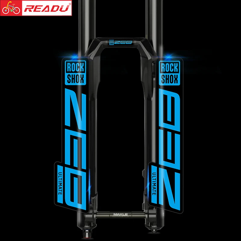 READU 2021 Rockshox ZEB ULTIMATE наклейки на переднюю вилку для горного велосипеда передние
