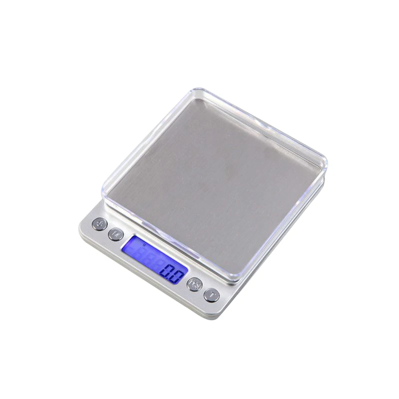 Sliver Цифровые многофункциональные кухонные весы для продуктов 1000 г* 0,1 г ЖК-дисплей ювелирные портативные весы машина(серебро - Цвет: Sliver
