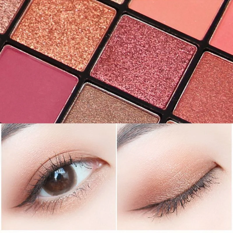 Новинка красивые блестящие тени для век макияж палитра металлическое мерцание
