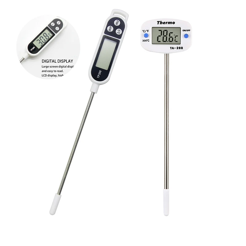 

Kitchen Digital Food Thermometer For Meat BBQ Water Milk Oil Convenience Electronic Oven Cooking Temperature Probe Tools
