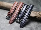 Ручной работы высококлассный ремешок из крокодиловой кожи Подходит для часов Ремешок аксессуары кожаный браслет ретро повседневный браслет