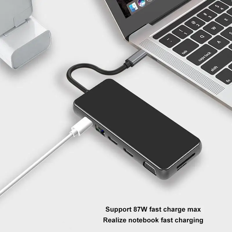 адаптер usb c 12 в 1 1 шт док станция type c