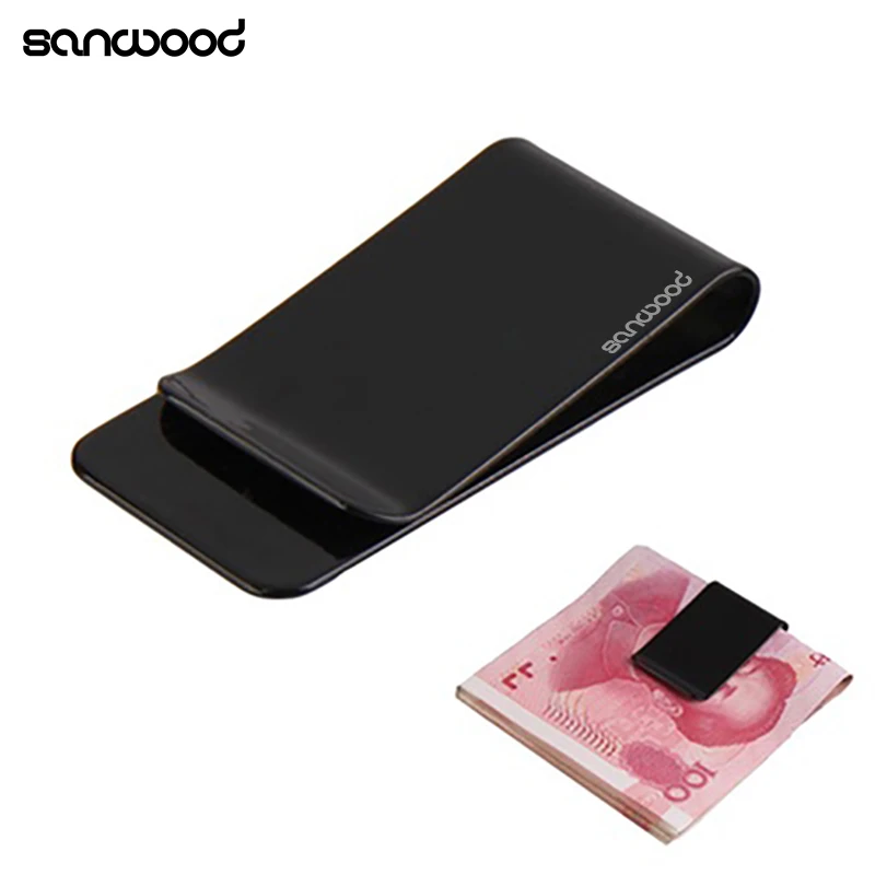 Портативный зажим для денег из нержавеющей стали держатель доллар денежный