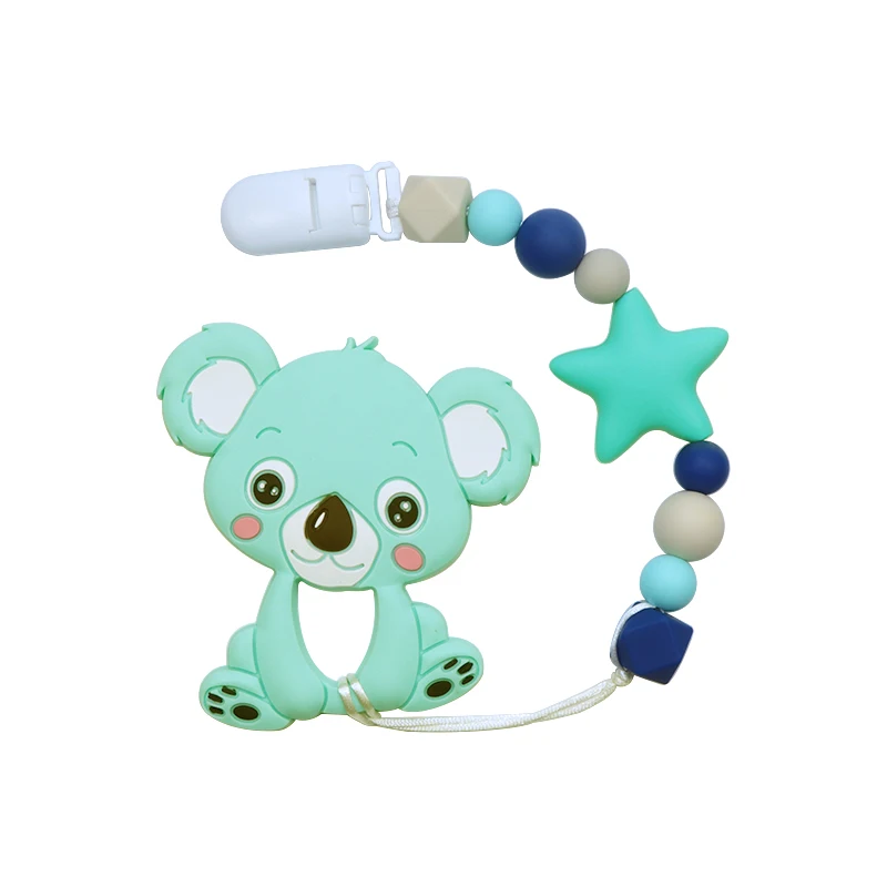 Силиконовая цепочка для прорезывателя BOBO.BOX прорезывания зубов силиконовая