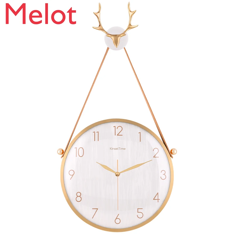 

Minimalist Creative Home Living Room Clock Art Decoration Mute Fashion Wall-Mounted Clock