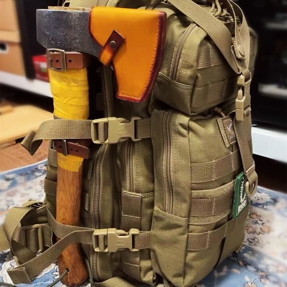 Тактический зажим Molle портативные аксессуары с крышкой и лезвием топора прочный