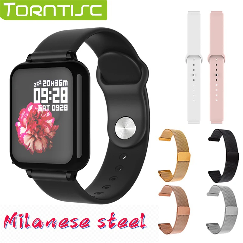 Torntisc дропшиппинг B57 женские Смарт-часы для Android Apple Watch пульсометр кровяное давление Hero Band 3 умные часы для мужчин