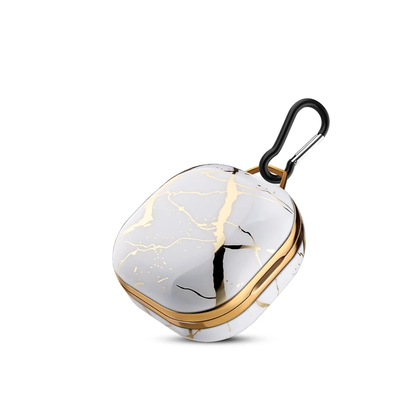 

Гальванический мраморный чехол для наушников Samsung Galaxy Buds Live, Беспроводная Bluetooth-гарнитура, защитный чехол, аксессуар