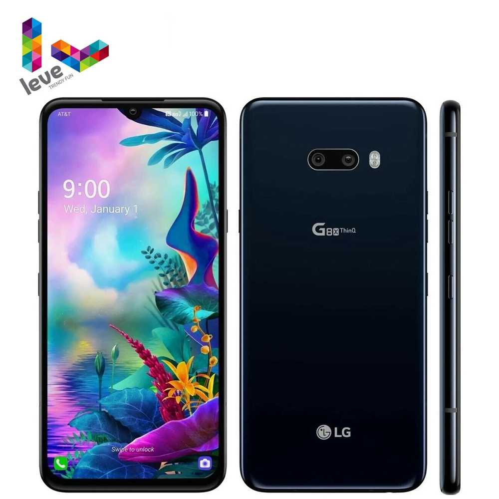 LG-teléfono inteligente G8X ThinQ G850EMW G850UM, 2SIM y 1Sim, desbloqueado, pantalla de 6,4 pulgadas, 6GB de RAM, 128GB de ROM, Octa Core, NFC, cámara de 13MP, 4G LTE, Android