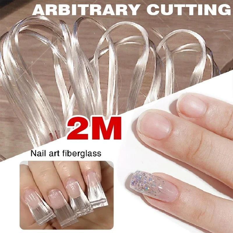 

2021Nail Art Fiberglass for UV Gel DIY Nail Form Fibernails Acrylic Nail Extension Tips Fiber Glass Nails Building Manicure Tool