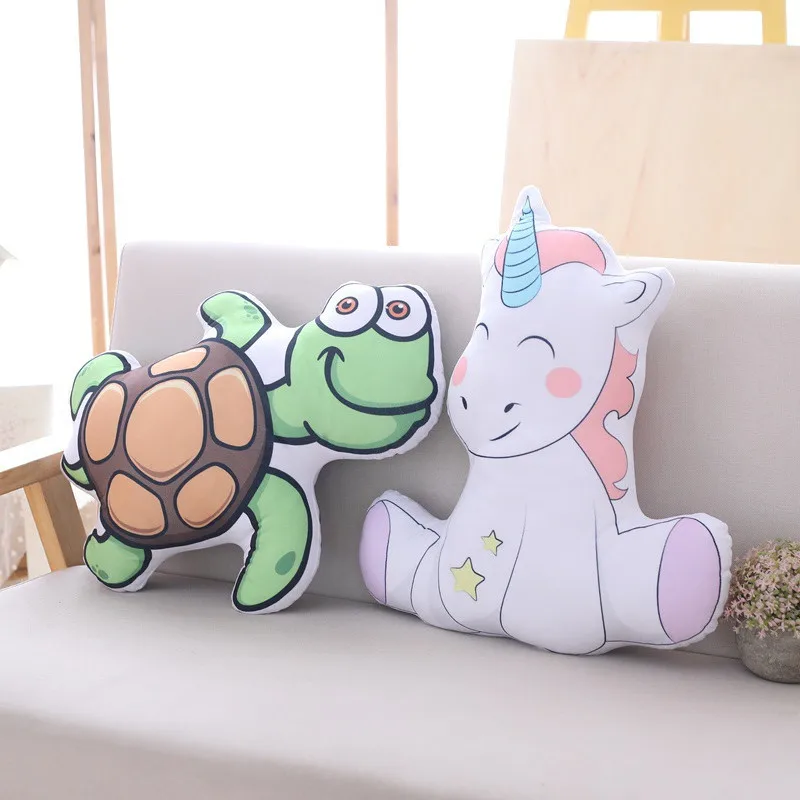 Милая мультяшная Подушка с морскими животными Осьминог Морская звезда черепаха