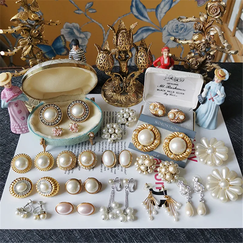 FFLACELL 2020 корейские винтажные золотые искусственные жемчужные бусины Цветы