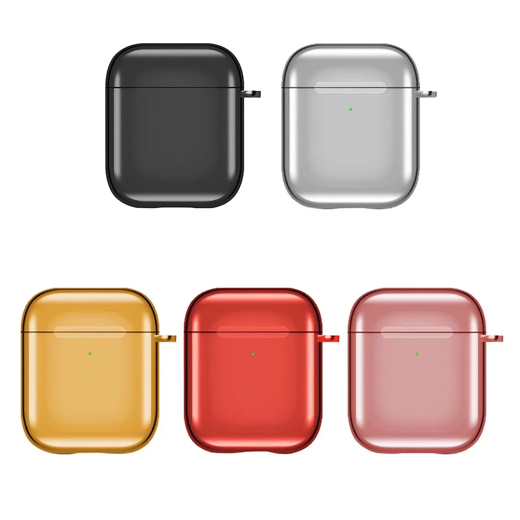 Силиконовые Анти-потерянный Защитная крышка чехол для Apple AirPods с Ушные крючки