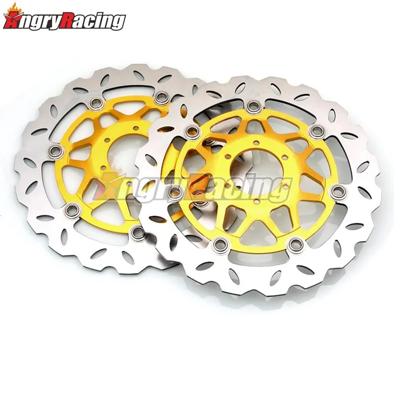Передние тормозные диски для Honda CBR 600 F 99 00 VFR 800 02 13 900 RR 92 93 XLV 1000 GL1500 F6C 97 03 GL 1800 Gold