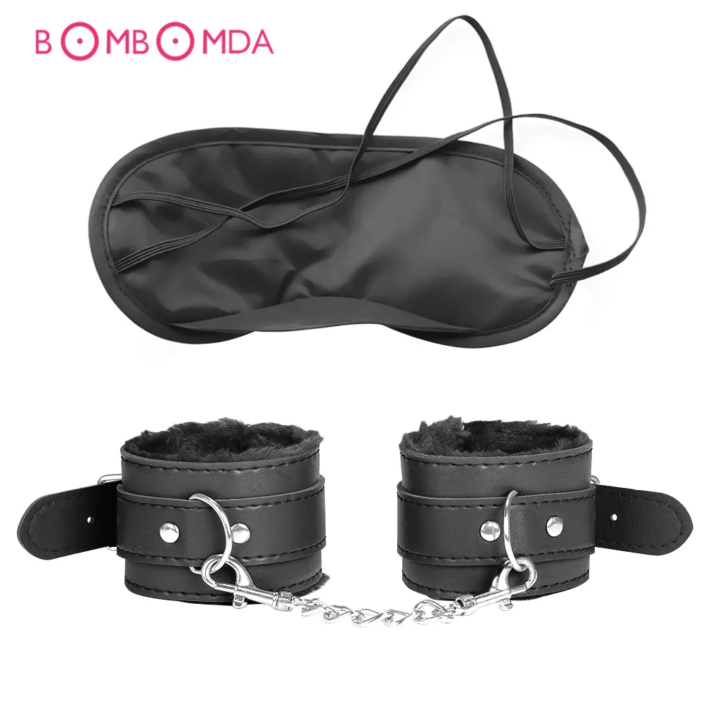 Наручники набор для бондажа интимные игрушки взрослых повязка на глаза маска