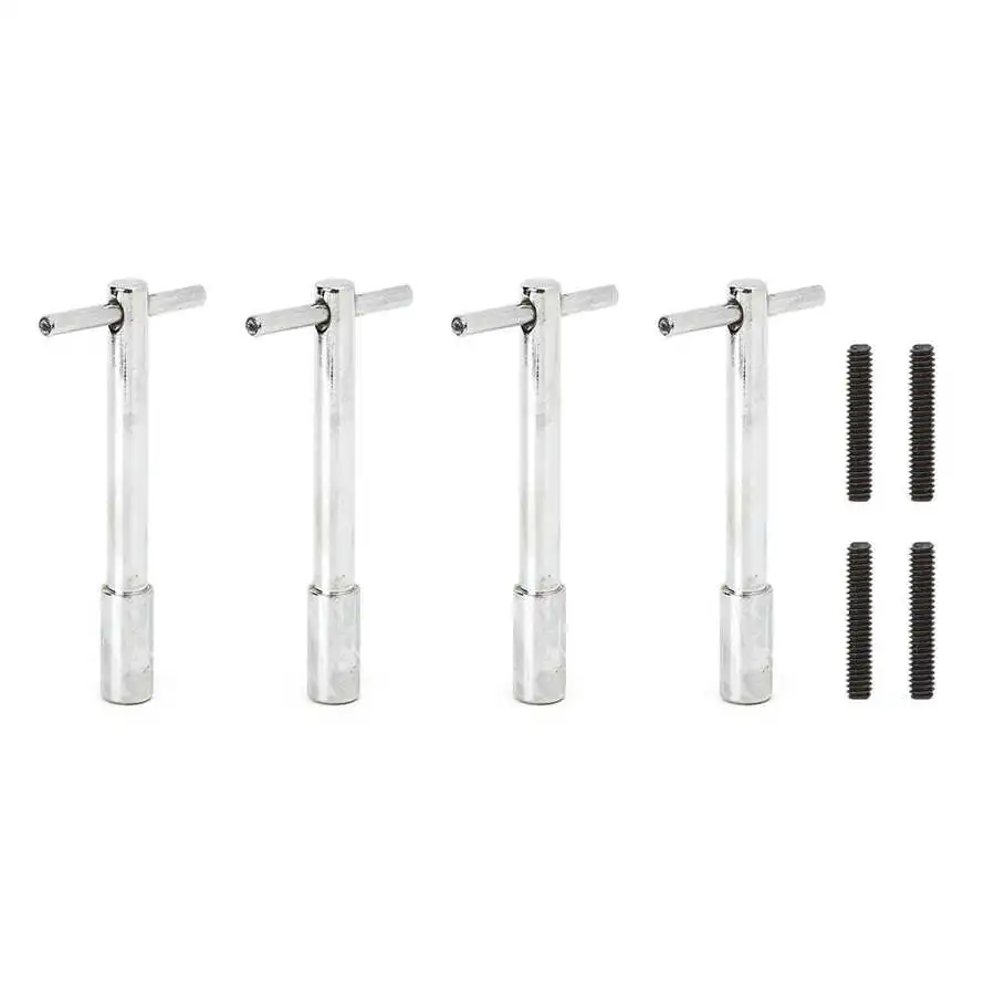 4 шт. Т образные болты для крыльев клапана из алюминиевого сплава размер резьбы 1/4