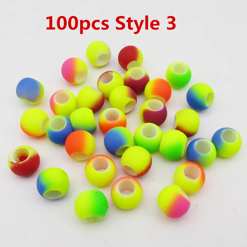 100pcs Style 3 20 шт.-100 шт., вязаная крючком Детская коробка для девочек, косички для волос, косички, дредлок, бусины, кольца, трубка, плетение, аксессуары для наращивания волос - Цвет: 100pcs Style 3