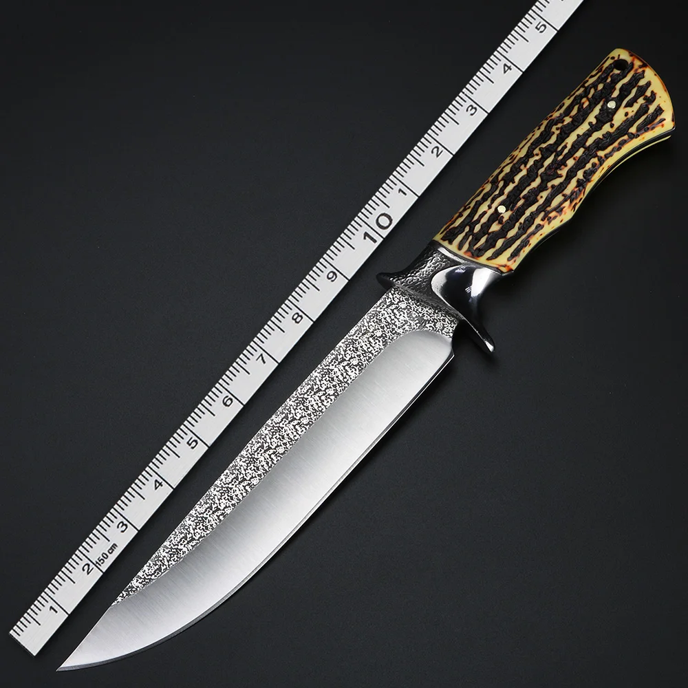

Outdoor short knife wild survival straight knife high quality hunting knife fixed blade knife camping EDC tool knife