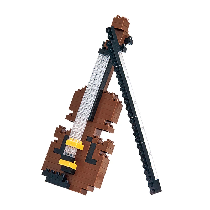 Мини скрипка Kawada Nanoblock Коллекционная серия NBC 018 180 шт. алмазные строительные блоки