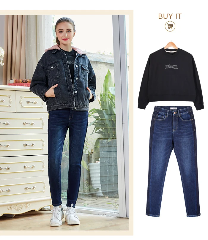Женская джинсовая куртка с начесом LEIJIJEANS, теплая стильная куртка с розовым капюшоном, новая молодежная модель 9226R большого размера на зиму