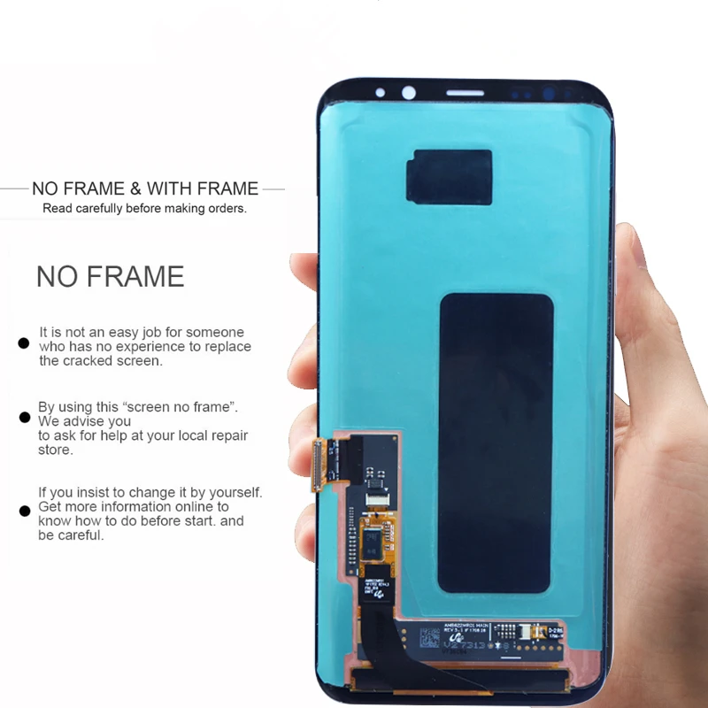 OEM AMOLED для Samsung Galaxy S8 + ЖК дисплей сенсорный экран дигитайзер заменяемый G950 G950F