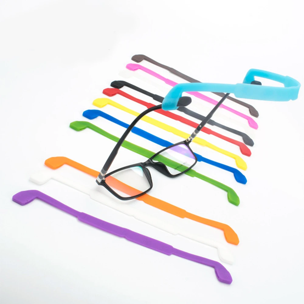1 шт. Магнитный силиконовый ремешок для очков детей Защитный фиксатор
