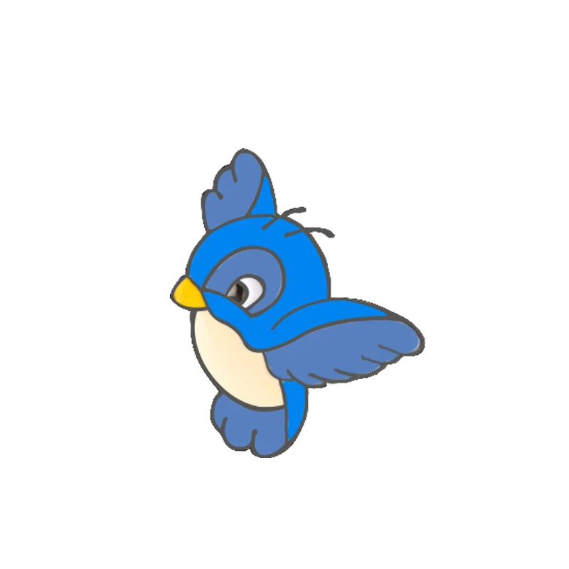 Bird 2 Cute Blue Birds Cartoon Fruits Brooch Banana Cherry Peach Enamel Pin Women Jackets Lapel Pins Hat Kids Bag Metal Badges Jewelry - Окраска металла: Bird 2
