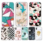 Чехол для OPPO Reno 4 5G 3 pro 4G 2 2Z 10X с фокусировкой Красивый Мраморный окрашенный мягкий силиконовый защитный чехол из ТПУ