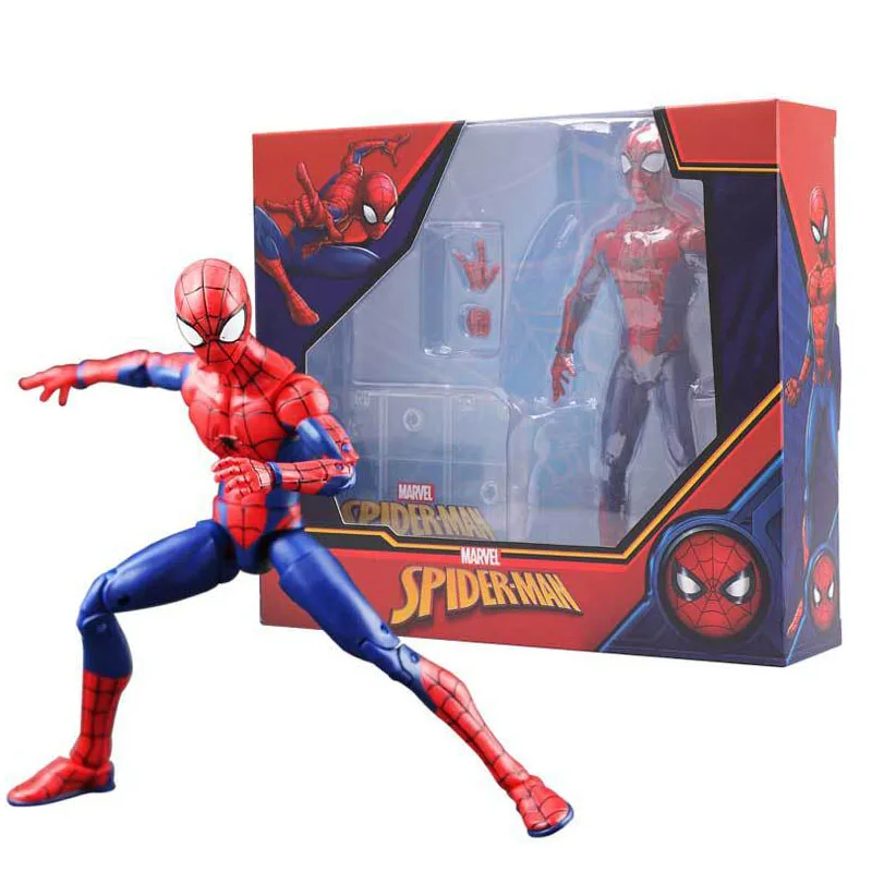 

18cm Genuine Marvel Avengers Endgame Figure Models PVC Anime Avengers Ironman Spiderman Hulk Dolls Collect Chidlren Toys Gift