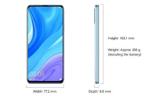 Предоплата, глобальная версия, huawei Y9s, 6 ГБ, 128 ГБ, смартфон, 48MP, AI, тройная задняя камера s, авто-всплывающая фронтальная камера, 6,59 “мобильный телефон