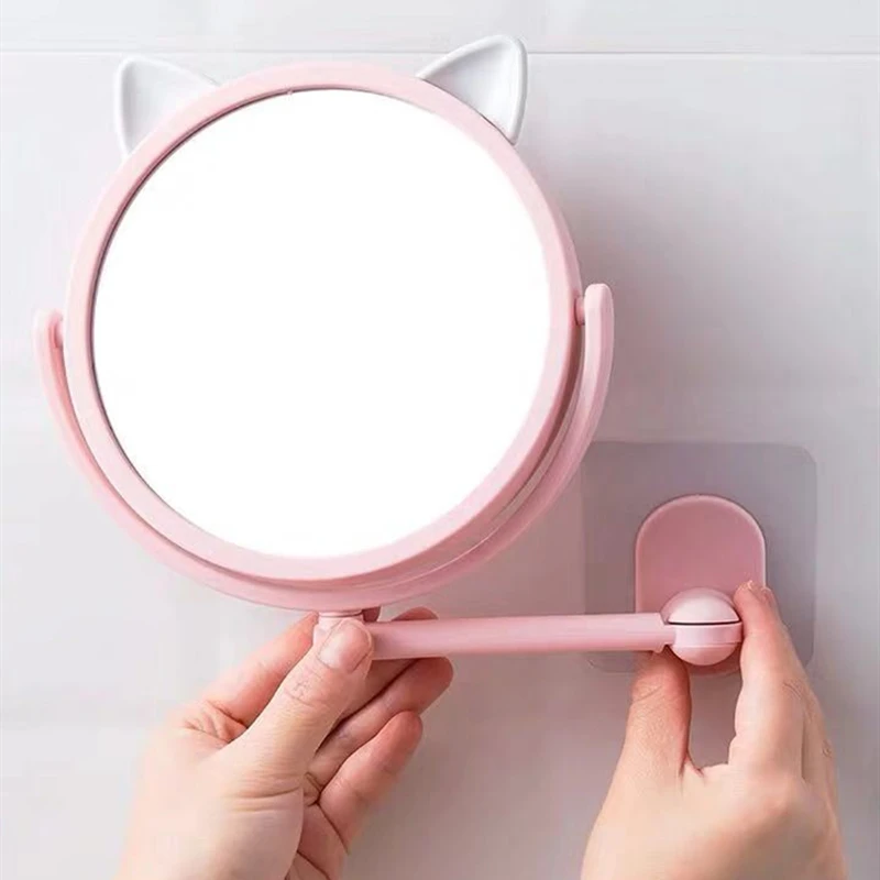 Подвесное маленькое зеркало для ванной настенное макияжа комнаты | Дом и сад