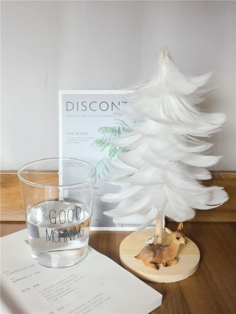 Перо Рождественская елка девочка сердце рождественский подарок декор Тиффани