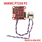 Контроллер полета HAKRC F7226 AIO, встроенный барометр 40A ESC STM32F722RET6 MPU6000 AT7456E OSD 5 В3A BEC, двойной USB FPV Дрон
