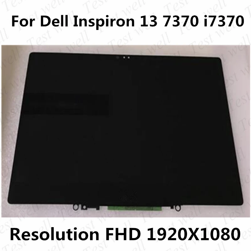 Оригинальный сенсорный экран 13 3 дюйма в сборе с рамкой FHD 1920*1080 Для Dell Inspiron 7370 i7370