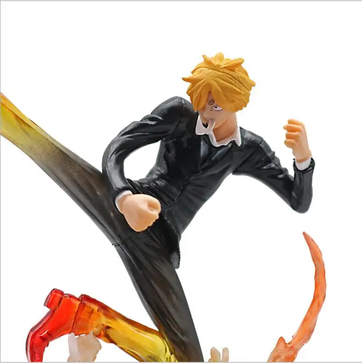 Экшн-фигурки Sanji Fire Foot Игрушечная модель 160 мм ПВХ игрушки One Piece Anime японские аниме