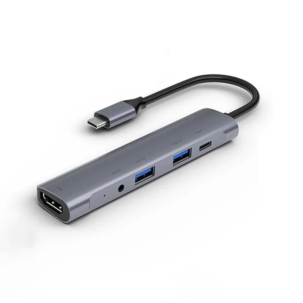 5 в 1 4K USB Type C HUB адаптер док станция к HDM 3 0 PD преобразователь питания для iPad Samsung MacBook