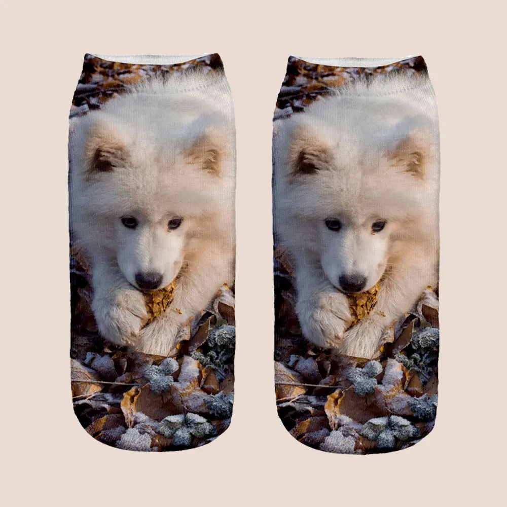 3D Printed Dog Socks Women Unisize Meias Casual Harajuku Funny Socks Skarpetki Unisex Woman Socks Multiple Colorful Socks