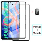 3в1 Poco M4 Pro стекло на POCOM4 Pro 5G поко м4 про  5ж Защитная пленка для экрана Poco M4 Pro Glass Poco M4 X3 Pro NFC защитное стекло на Poco M4Pro Закаленное стекло Poco- M4- Pro стекло поко м4 про