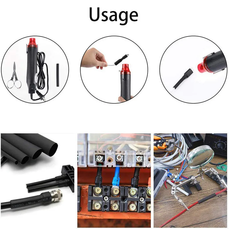 

560pcs Color waterproof Heat Shrink Wire Connector Set Shrinkable Wire Sleeve Butt Tube Kit with Storage Box Splice sets