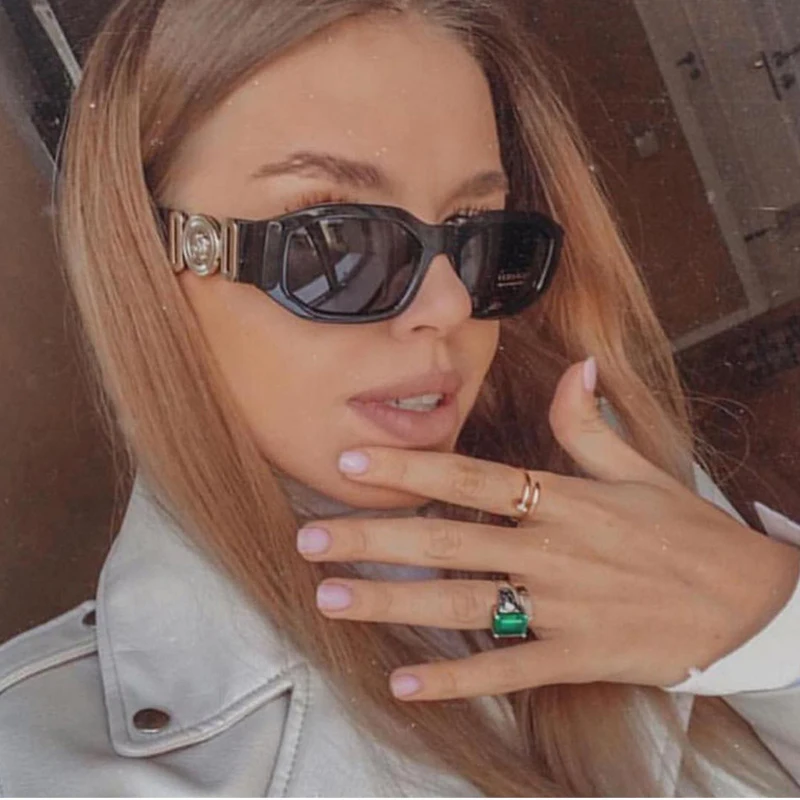 

New style personality head wear sunglasses European and American irregular small frame sunglasses men and women trend sunglasses