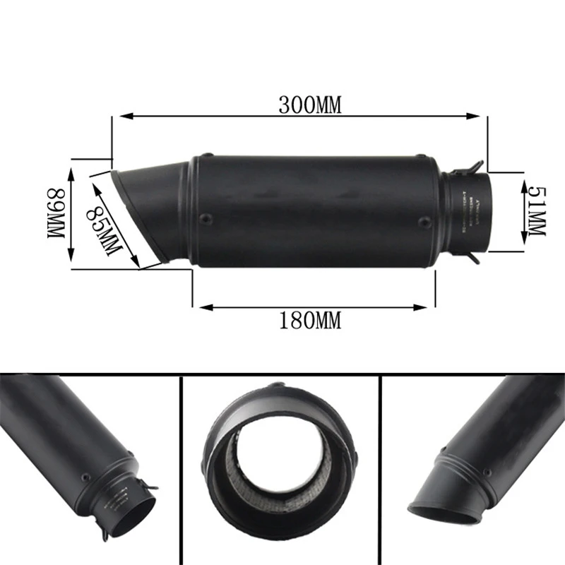 51/61 мм Универсальный Akrapovic moto цикл выхлопной трубы moto с дБ убийца для s1000rr z1000 CB1000r gsxr650 R1ktm отл k6 k7 ATV