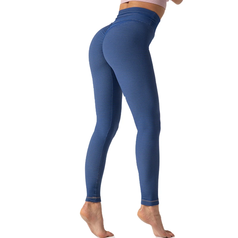 Бесшовные Леггинсы вязаные влагопоглощающие женские спортивные тренировка Бег